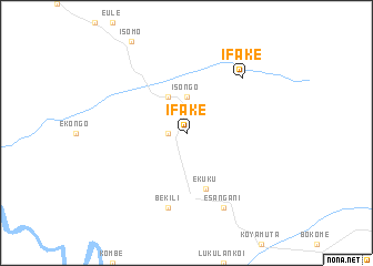 map of Ifake
