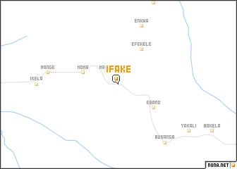 map of Ifake