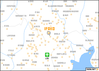 map of Ifako