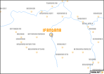 map of Ifandana