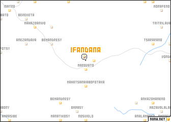 map of Ifandana