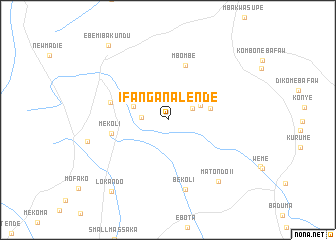 map of Ifanga Nalende