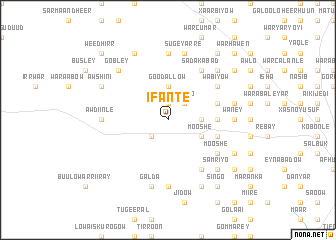 map of Ifante