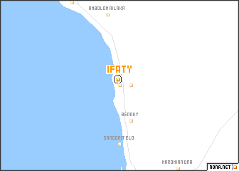 map of Ifaty