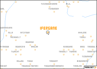 map of Ifergane