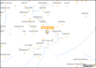 map of Ifgaïne