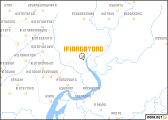 map of Ifiang Ayong