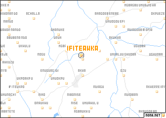 map of Ifite Awka