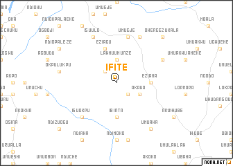 map of Ifite