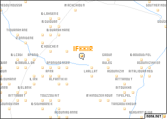 map of Ifkkir