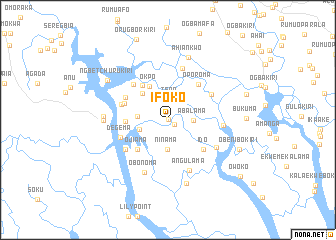 map of Ifoko