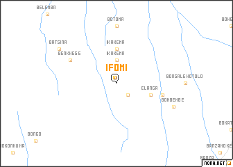 map of Ifomi