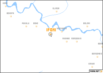 map of Ifomi