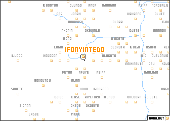 map of Ifonyintedo