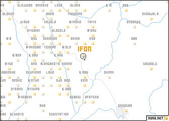 map of Ifon