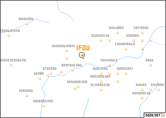 map of Ifou