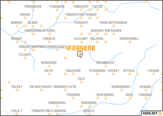 map of Ifradene