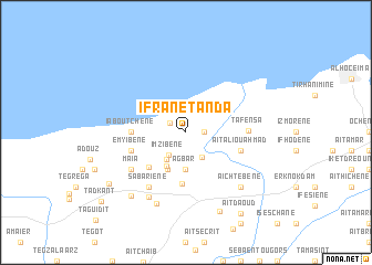 map of Ifrane Tanda