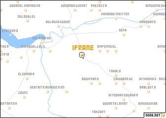 map of Ifrane