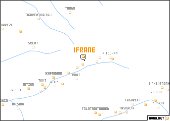 map of Ifrane