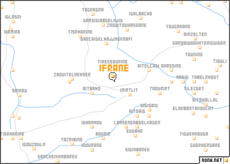 map of Ifrane