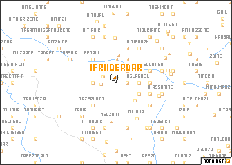 map of Ifri Iderdar