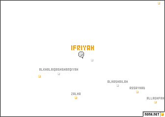 map of ‘Ifrīyah