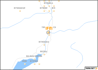 map of Ifri