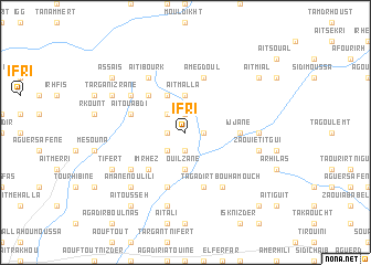 map of Ifri