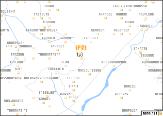 map of Ifri