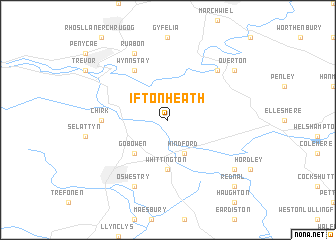 map of Ifton Heath