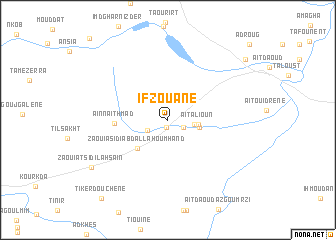 map of Ifzouane