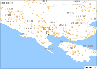 map of Igalo