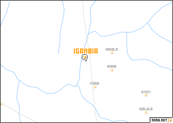 map of Igambia