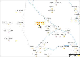 map of Igana