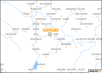 map of Igangbo