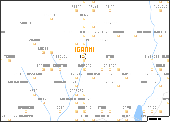 map of Iganmi