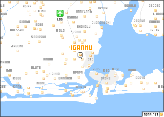 map of Iganmu