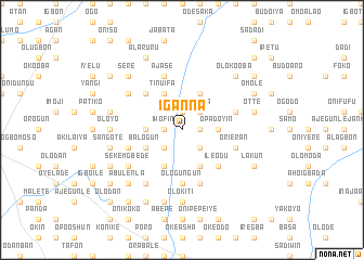 map of Iganna