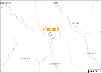 map of Igaporã