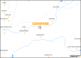 map of Igarapeba