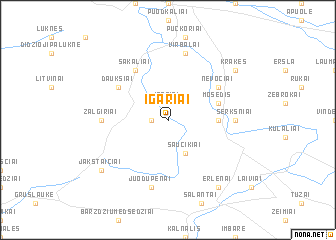 map of Igariai