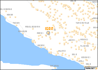 map of Igar