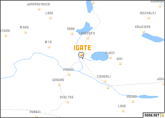 map of Igate