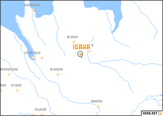 map of Igawa