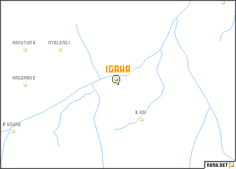 map of Igawa