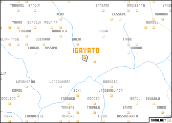 map of Igayato