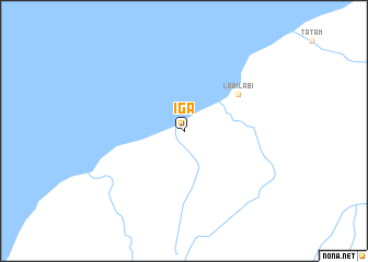 map of Iga