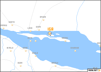 map of Iga