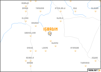 map of Igbadim